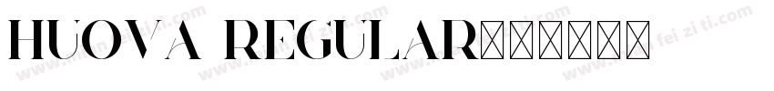 Huova Regular字体转换